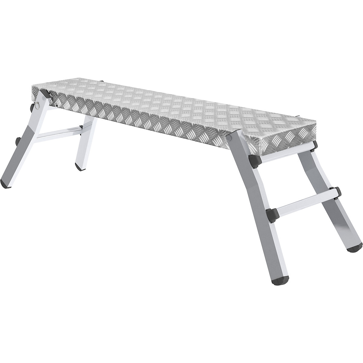 Plate-forme de travail en aluminium – MUNK, repliable, dim. plate-forme L x l 1300 x 290 mm-0