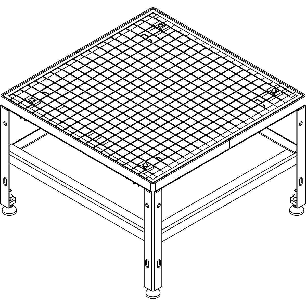Plate-forme pour système de plate-forme modulaire – eurokraft pro (Illustration du produit 3)-2