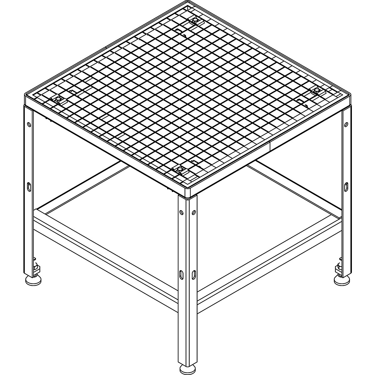 Plate-forme pour système de plate-forme modulaire – eurokraft pro (Illustration du produit 3)-2