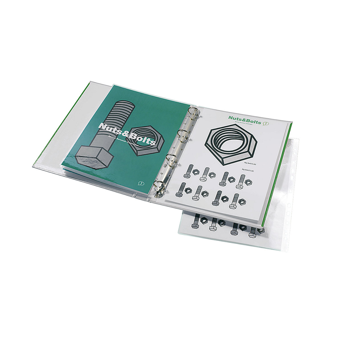 GBC – Pochettes à plastifier perforées, pour format A4, épaisseur film 125 µm, lot de 100