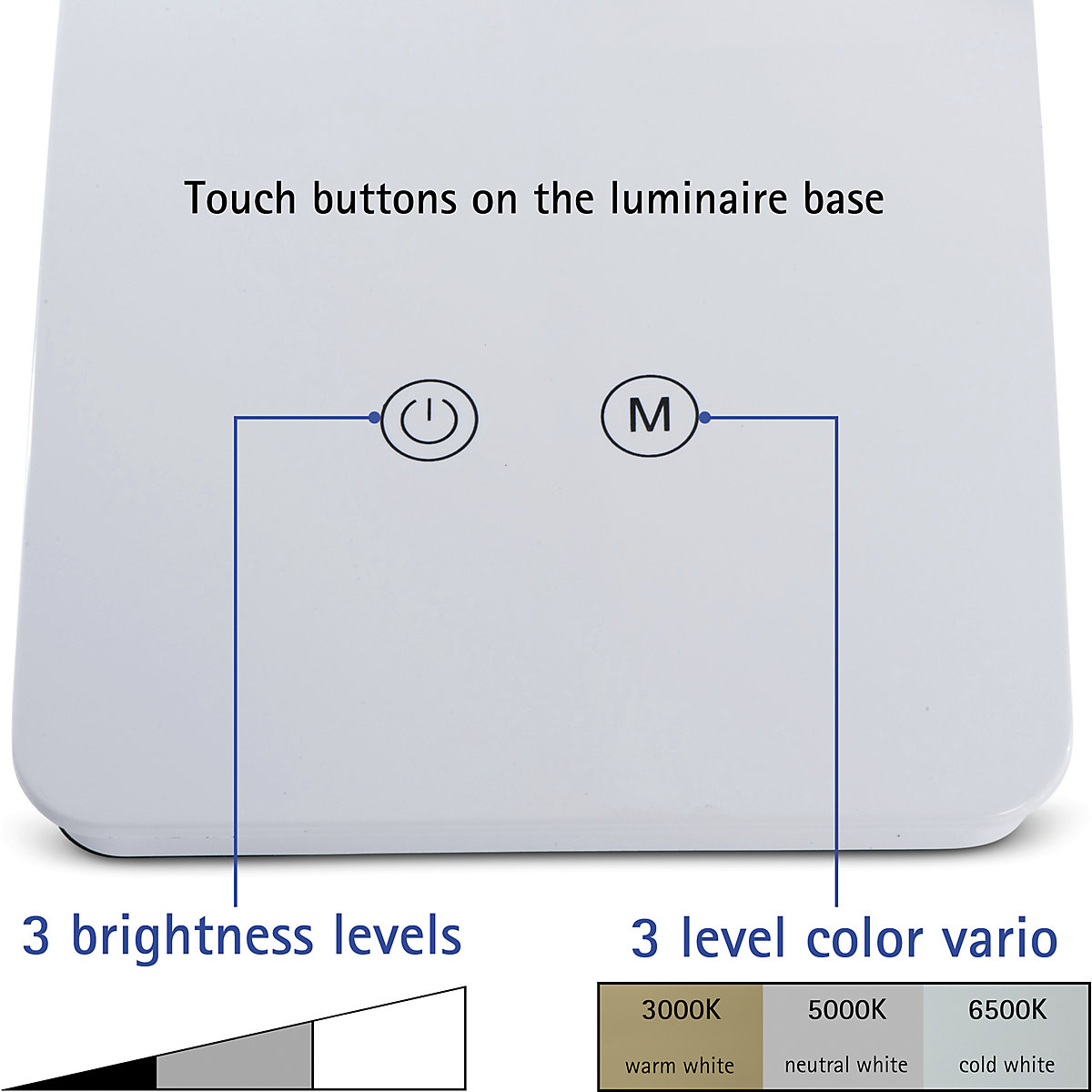 Lampe de table à diodes LED MAULpearly colour vario – MAUL (Illustration du produit 9)-8