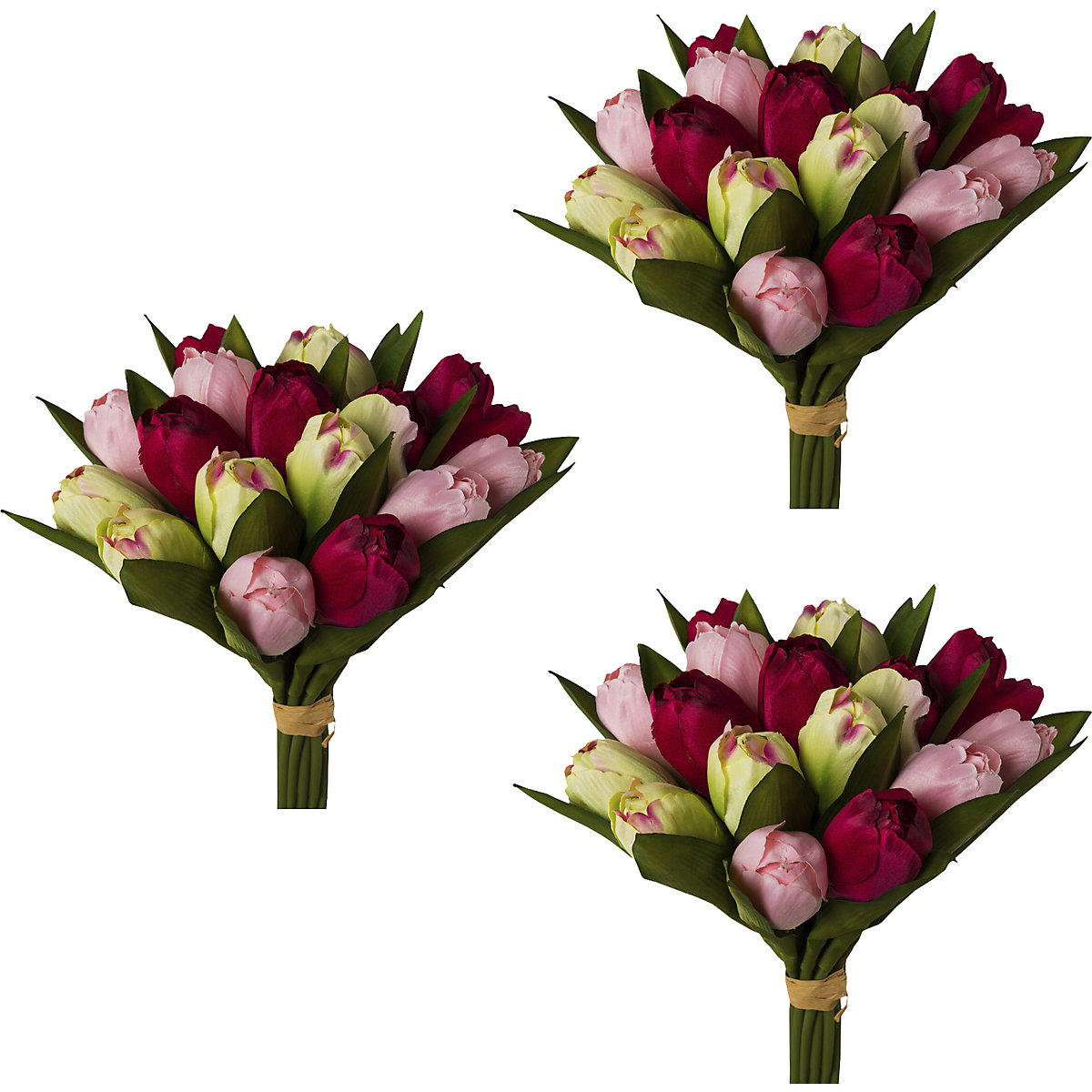 Bouquet de tulipes, dix-huit fleurs