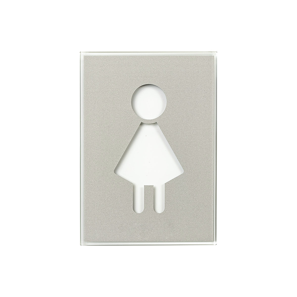 Plaque de porte pictogramme WC (Illustration du produit 3)-2