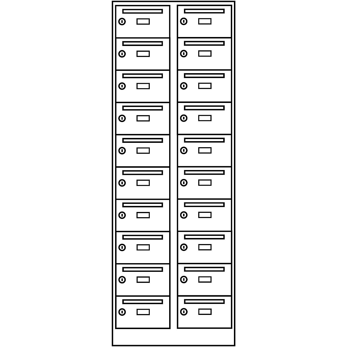 Armoire de distribution du courrier – Wolf (Illustration du produit 3)-2
