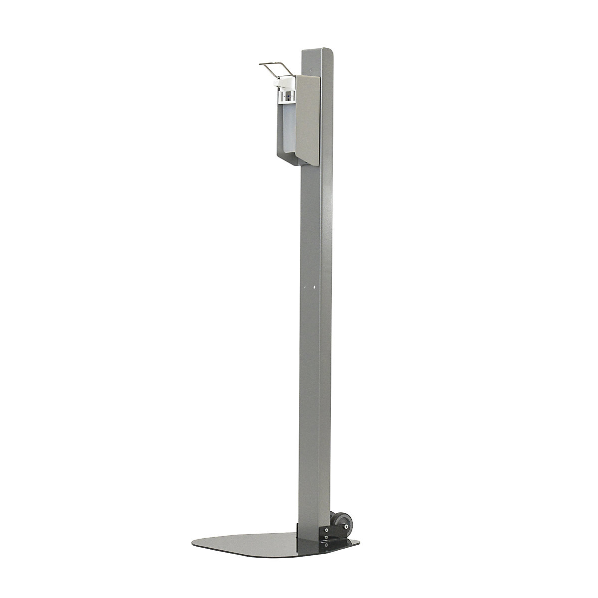 Colonne avec distributeur universel et levier, pour bouteille aux normes européennes de 0,5 litre, mobile-0
