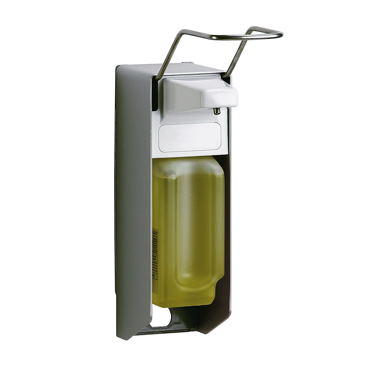 Distributeur universel, 0,5 l, fixation murale – CWS, avec levier en inox, dosage réglable-0