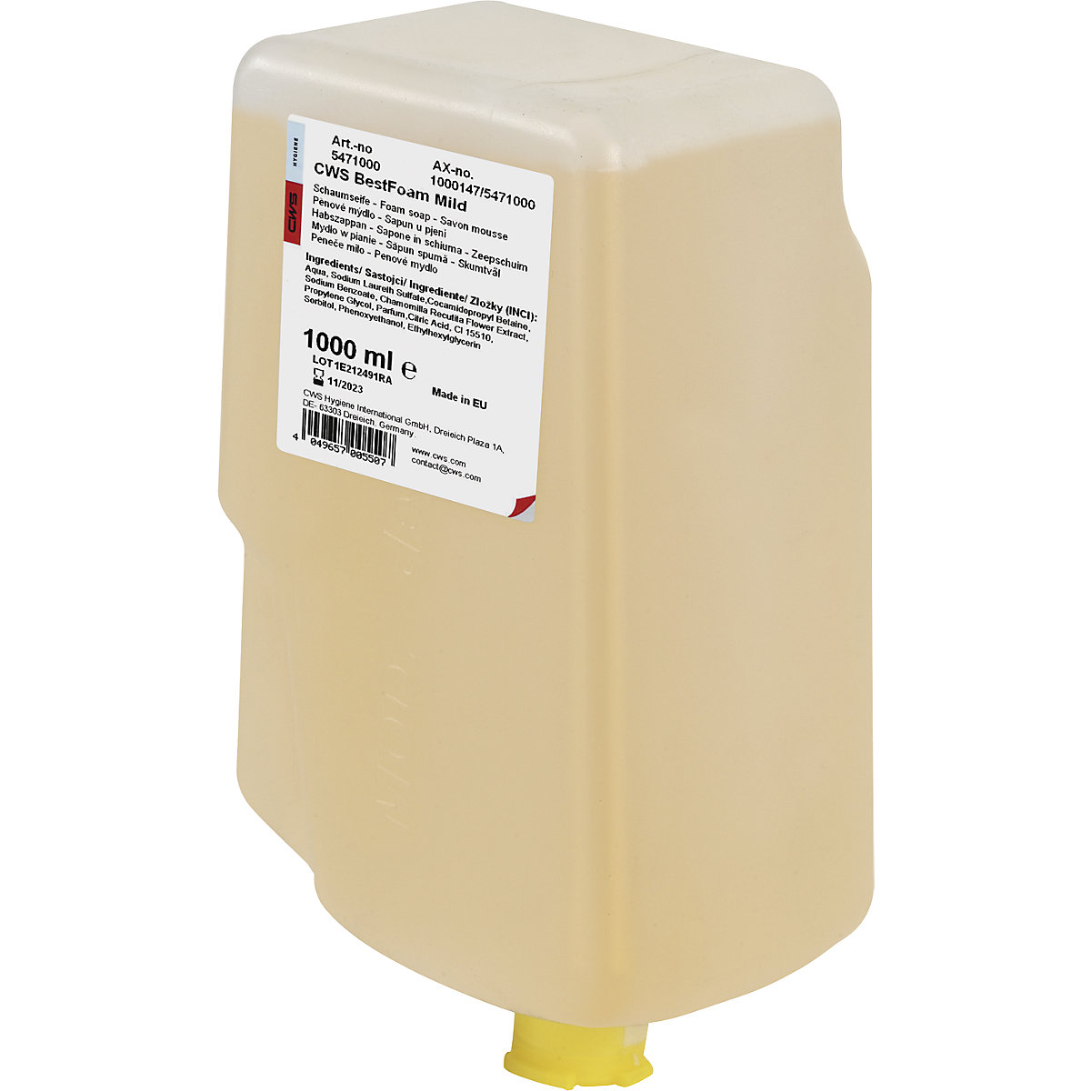 Savon mousse Best Foam, doux pour la peau – CWS