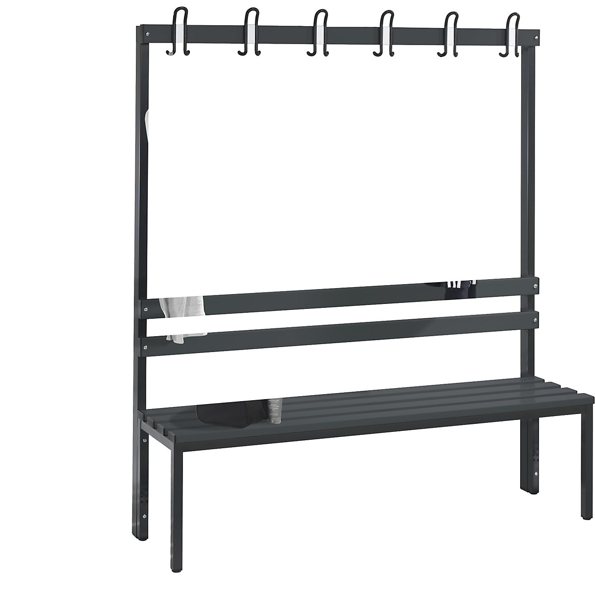 Banc de vestiaire BASIC, simple face – C+P