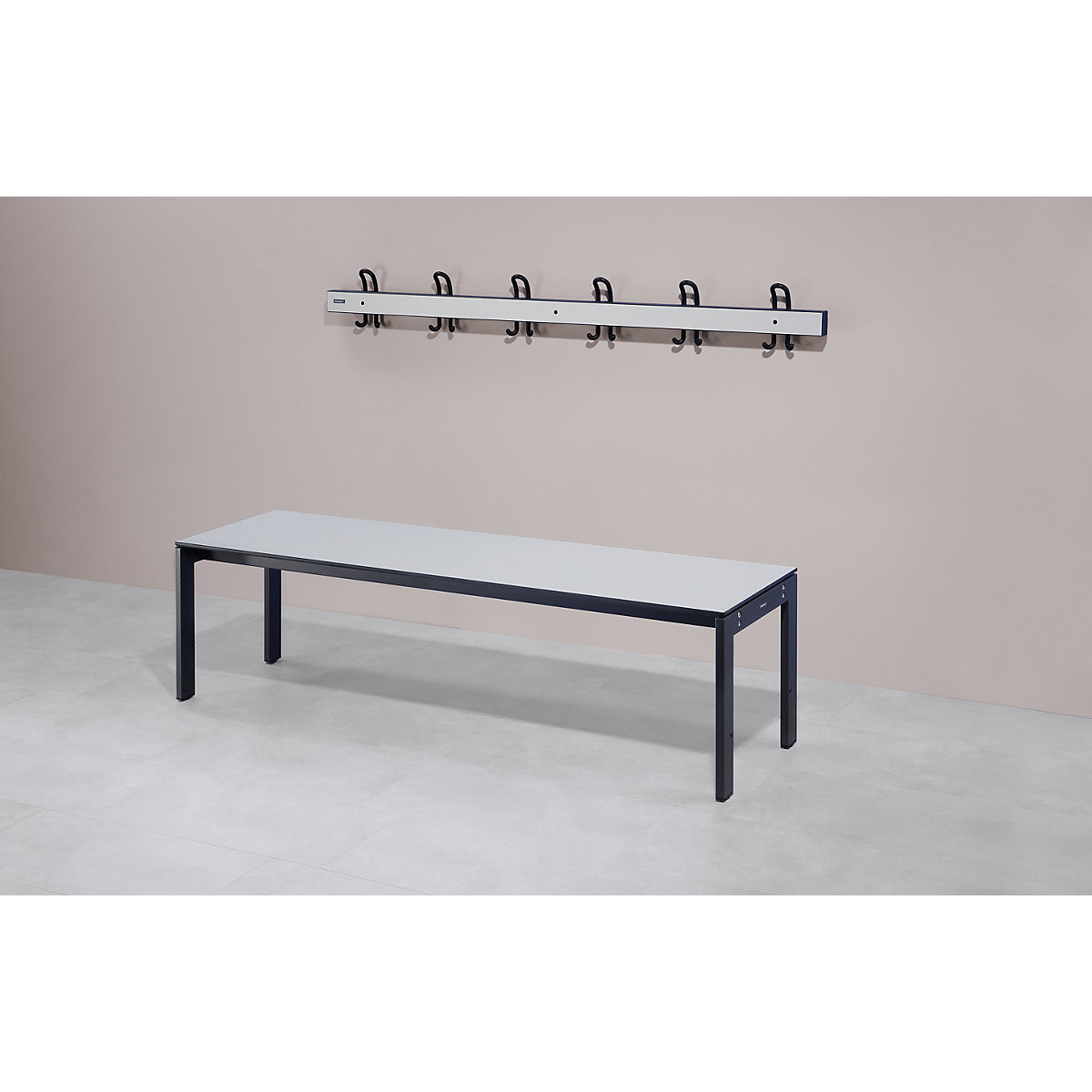 Banc de vestiaire, simple face – Wolf (Illustration du produit 2)-1