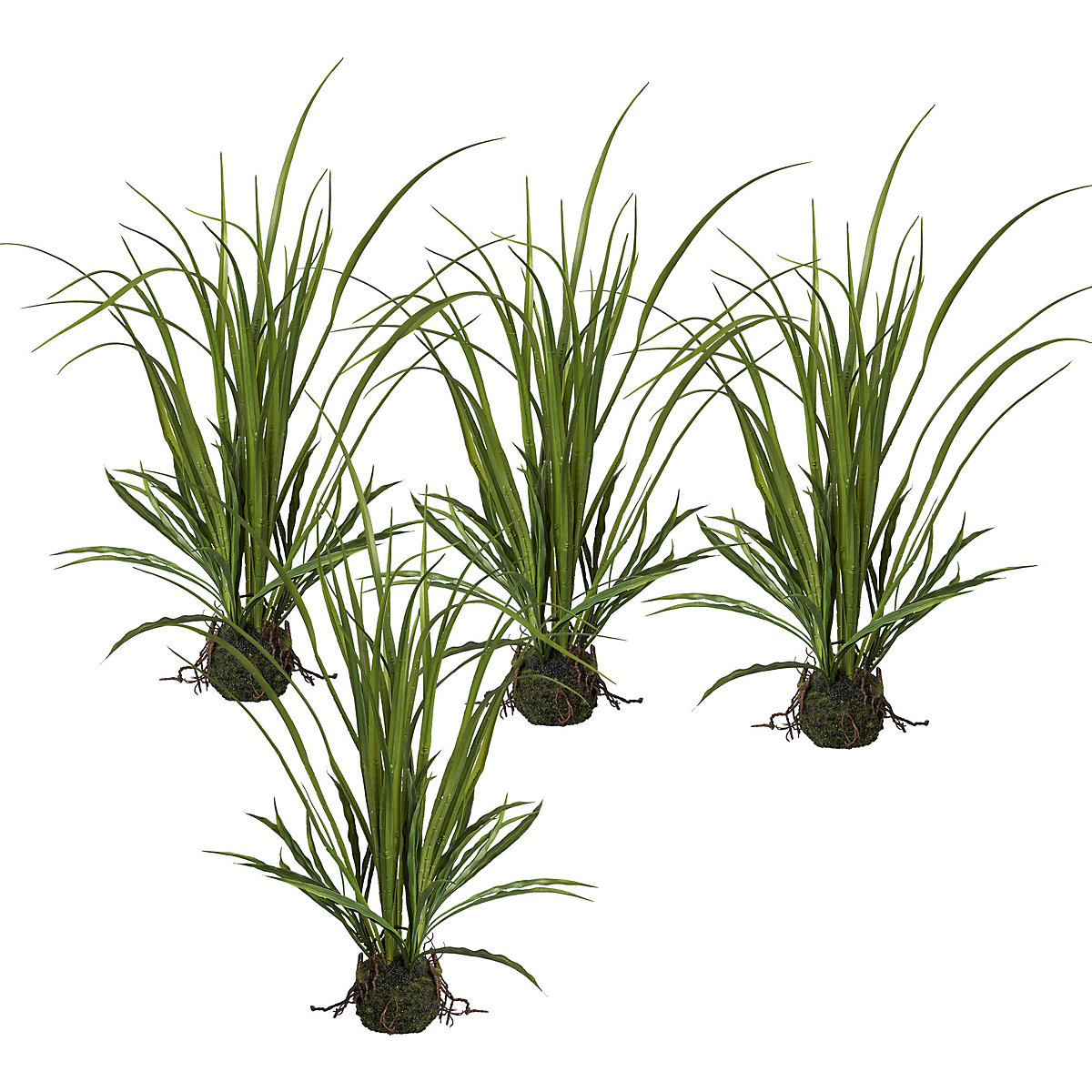 Herbe des prairies en botte, lot de 4, hauteur 710 mm-0
