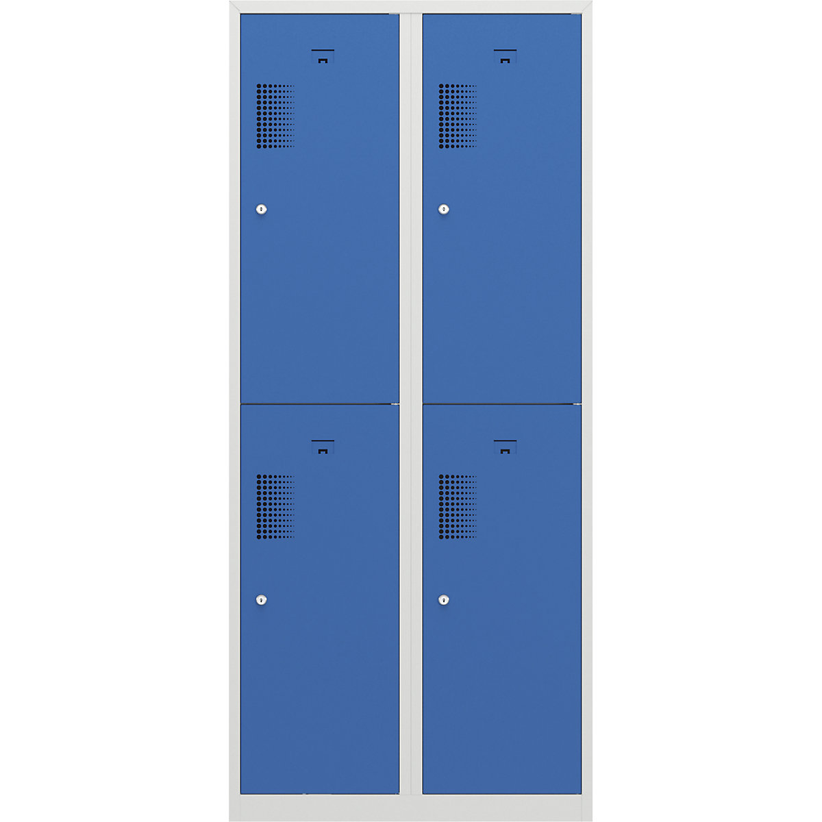 Vestiaire à deux étages Amsterdam – eurokraft basic (Illustration du produit 6)-5