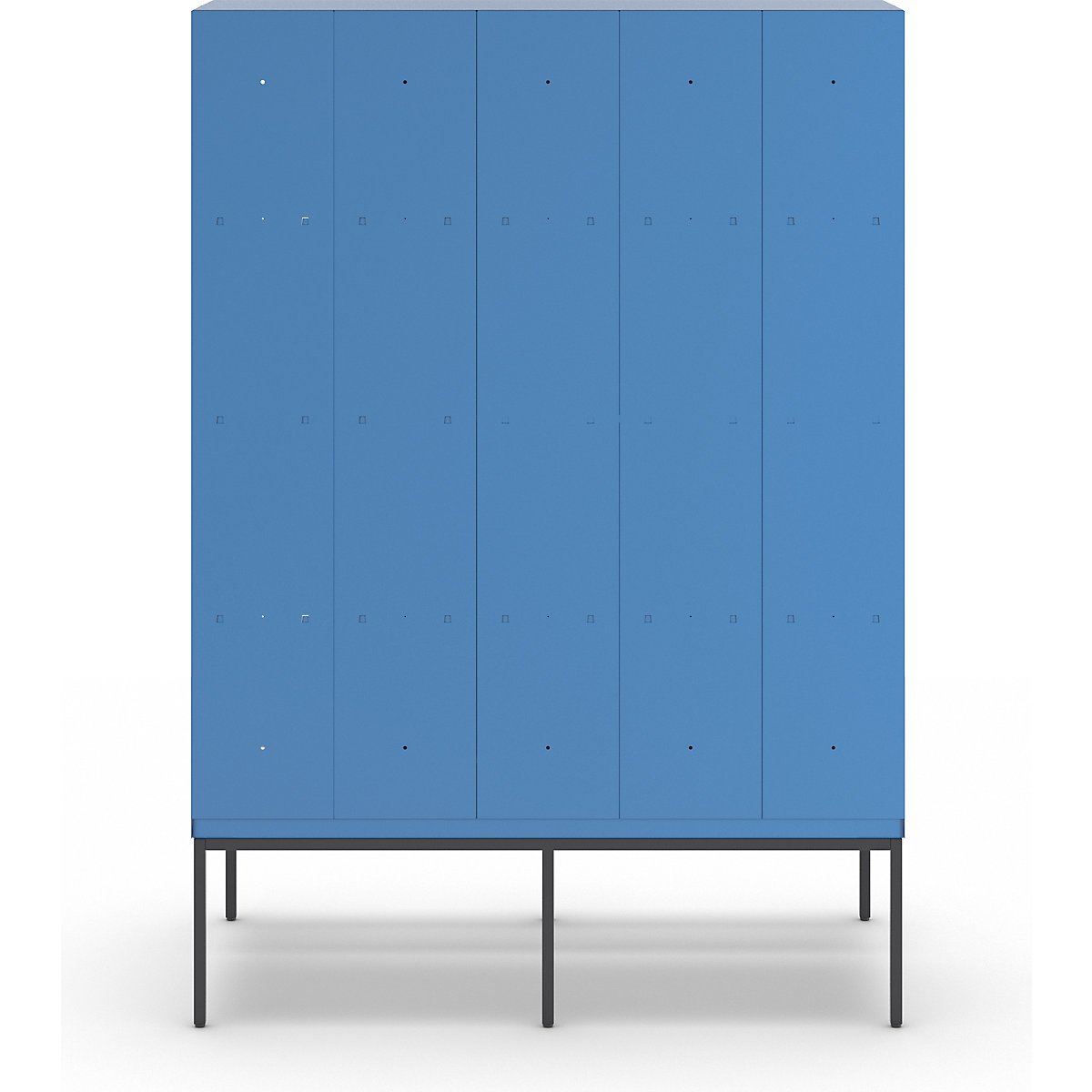 Vestiaire à deux étages Berlin 2 avec banc – Wolf (Illustration du produit 5)-4