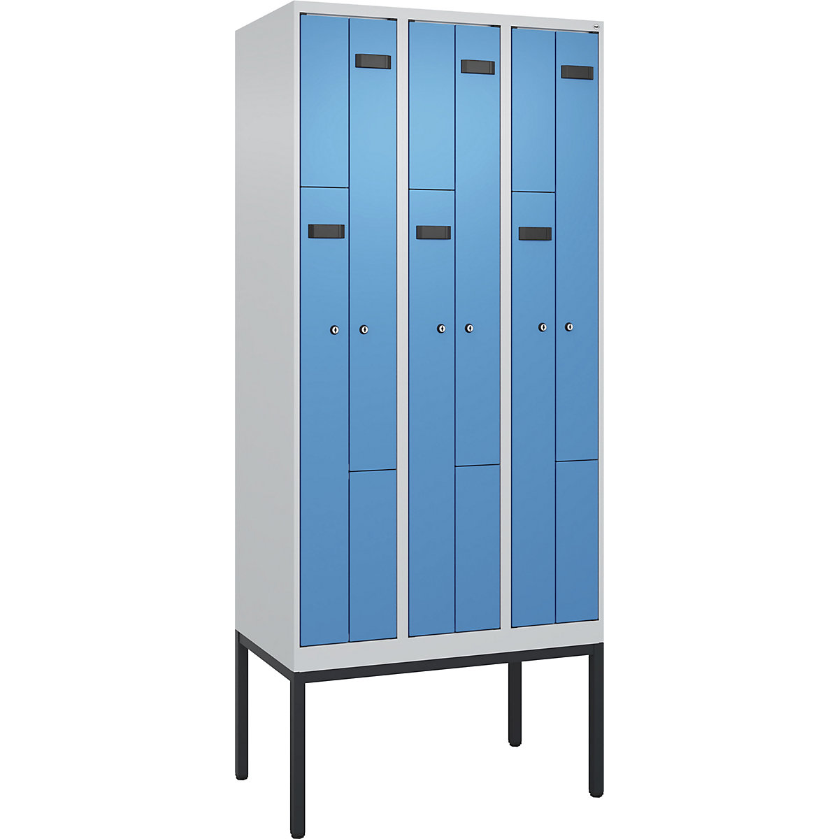 Vestiaire à portes en Z Evolo PLUS (Illustration du produit 2)-1