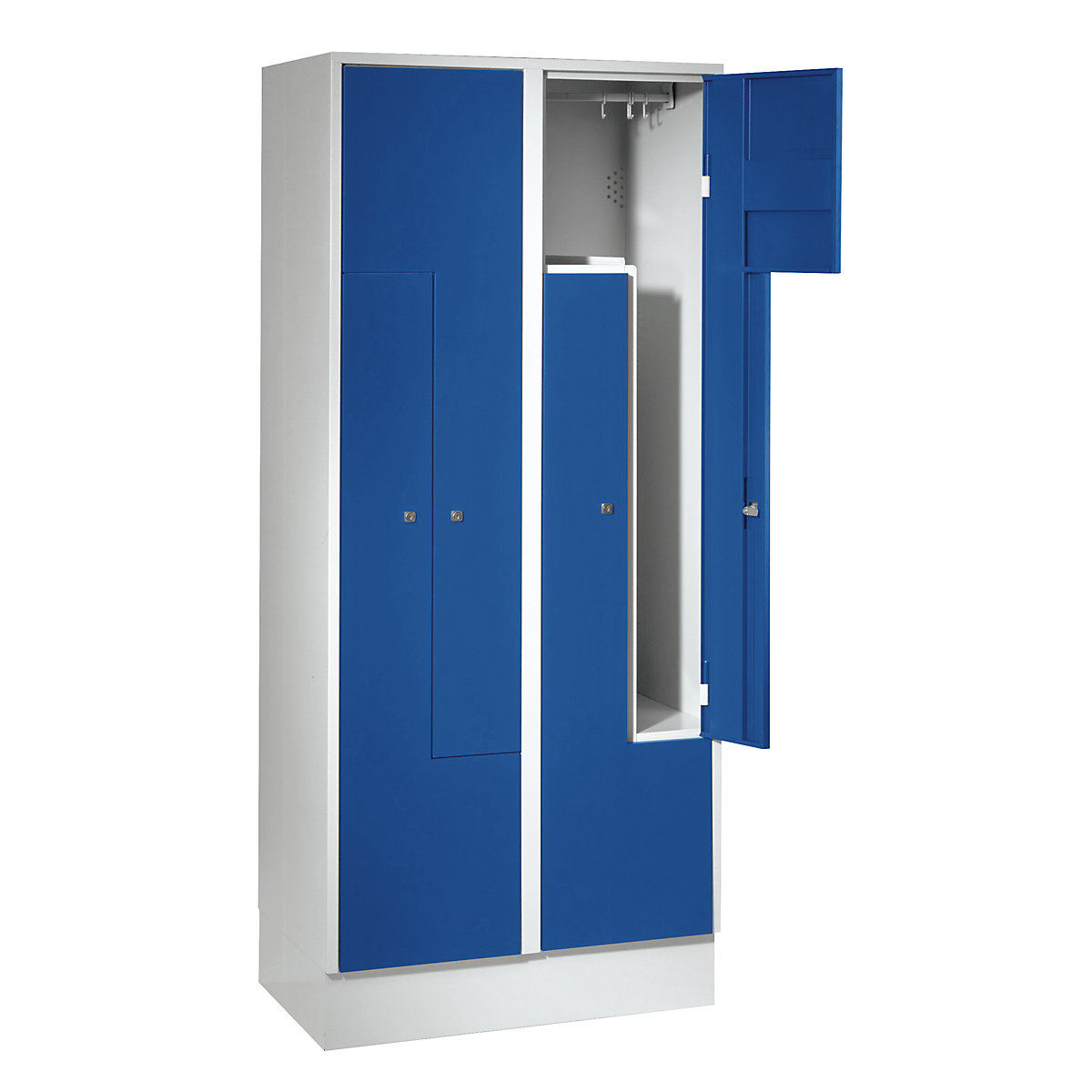 Vestiaire à portes en Z Munich – Wolf (Illustration du produit 3)-2