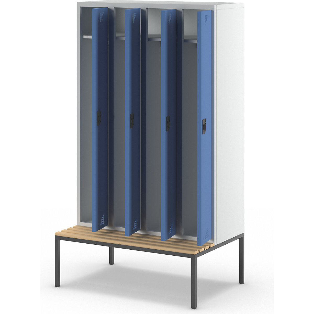 Vestiaire Bremen avec banc – eurokraft pro (Illustration du produit 9)-8