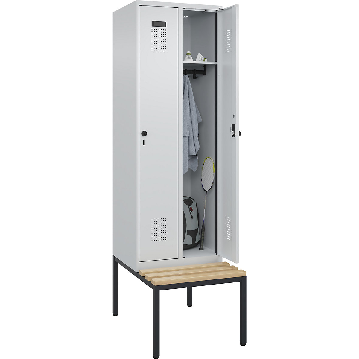 Vestiaire Evolo PLUS avec banc (Illustration du produit 3)-2