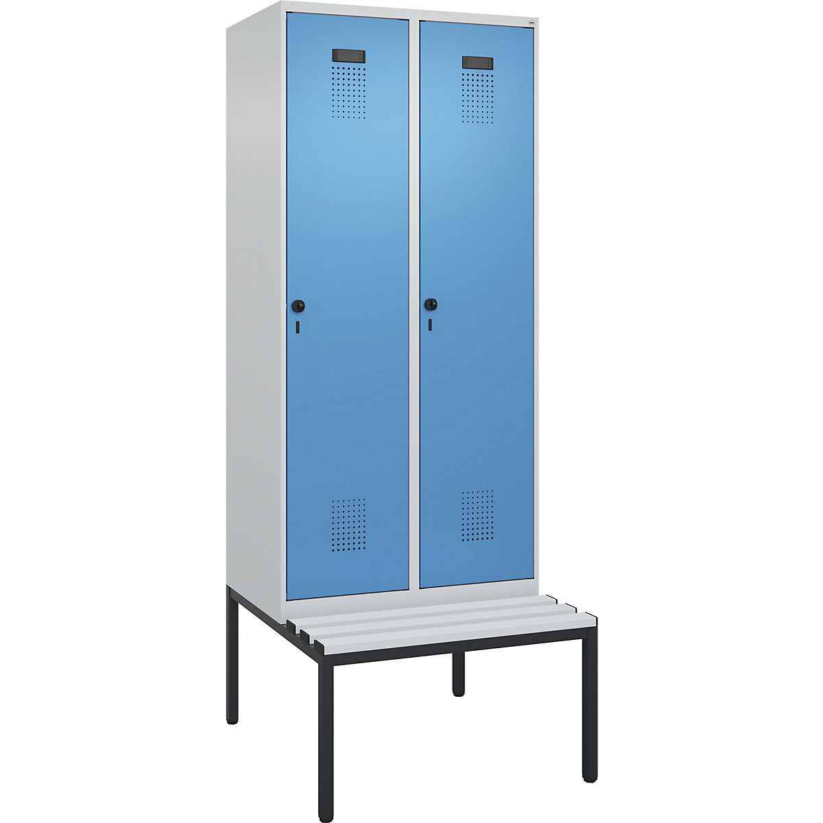 Vestiaire Evolo PLUS avec banc (Illustration du produit 2)-1