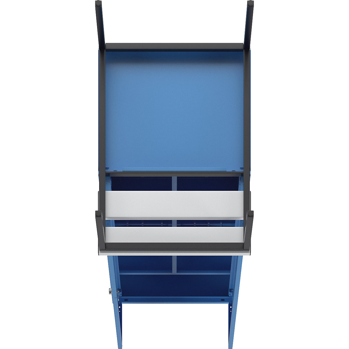 Vestiaire linge propre/linge sale Berlin 1 avec banc – Wolf (Illustration du produit 7)-6