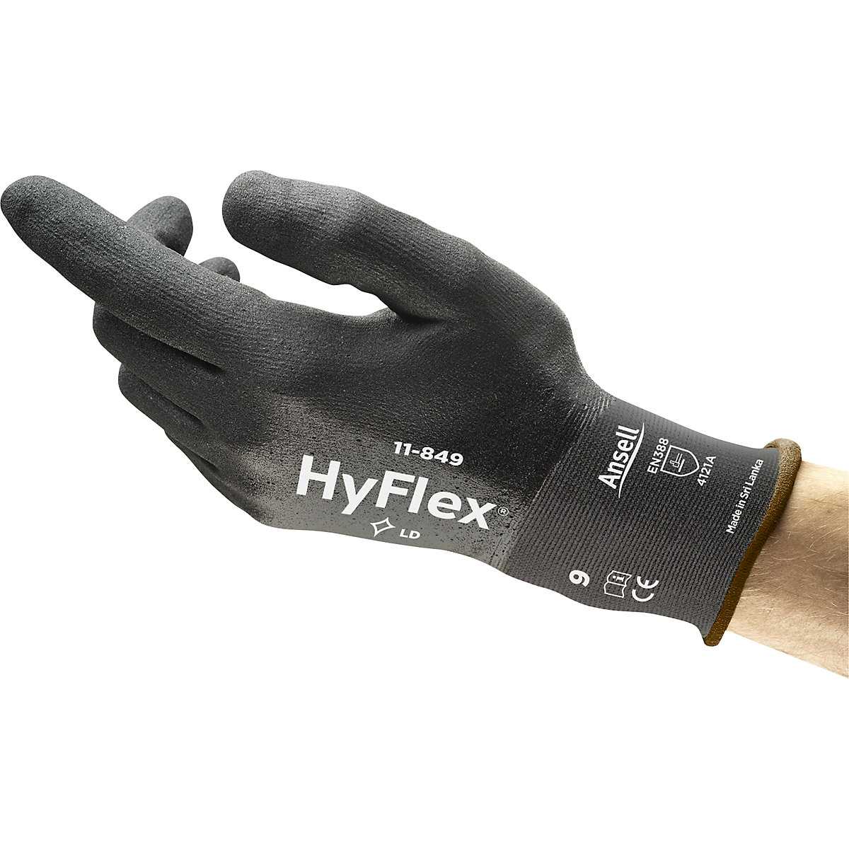 Mănușă de lucru HyFlex® 11-849 – Ansell (Imagine produs 5)-4