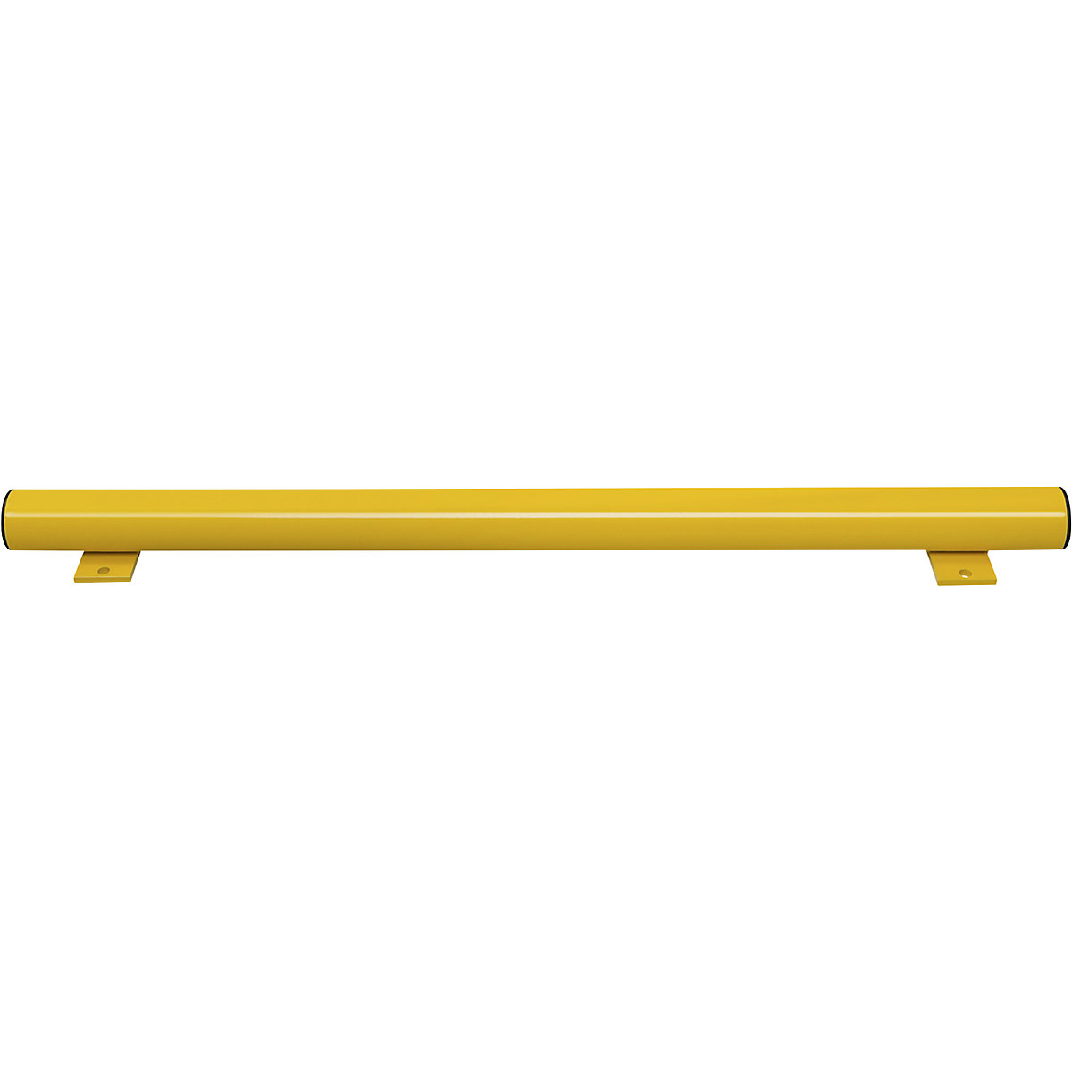 Grindă de protecție pentru accesul pe dedesubt BLACK BULL, lăț. x î. 130 x 86 mm zincată la cald, cu strat din plastic galben, lungime 1250 mm