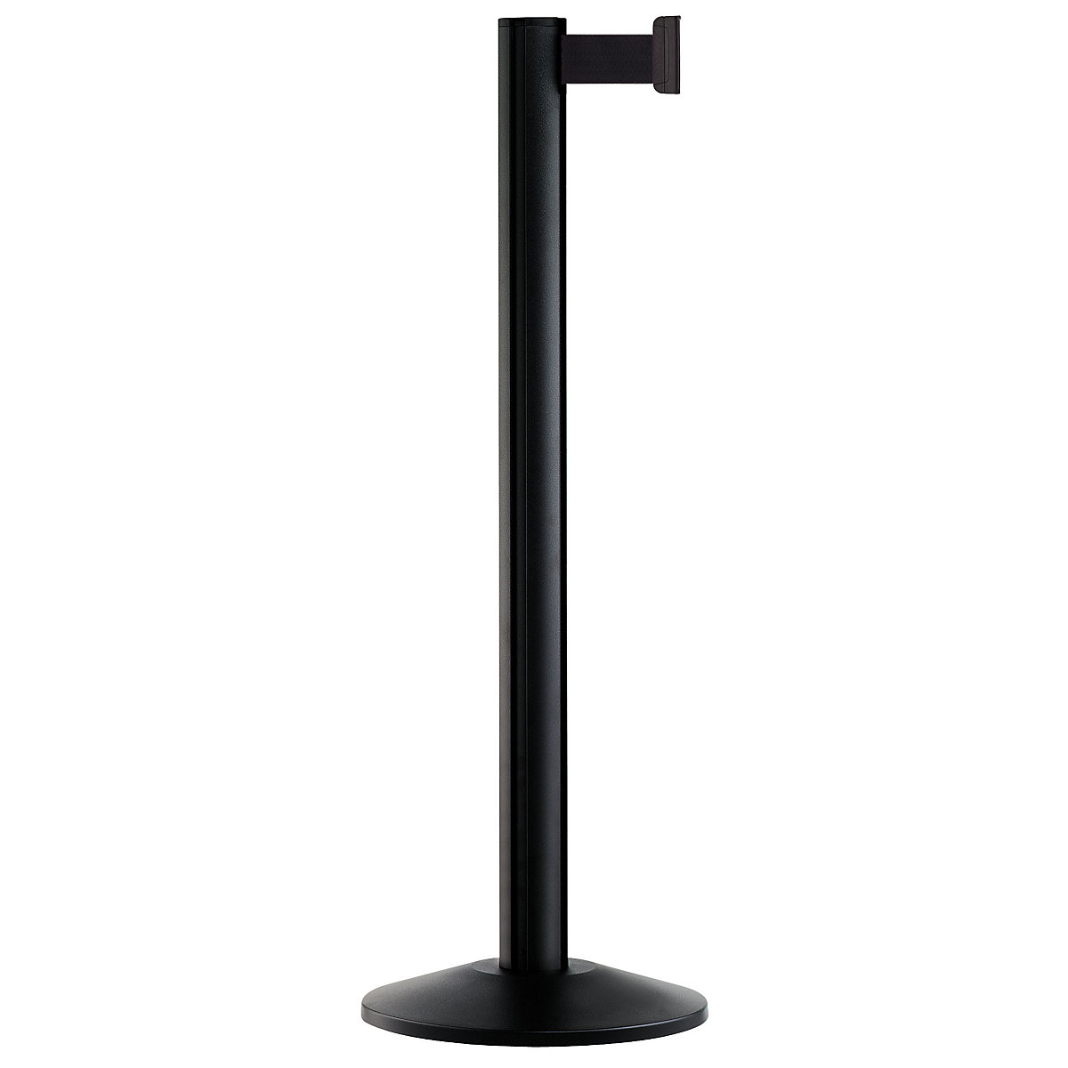 Stâlp cu cordon din aluminiu, stâlp negru, extragere 2300 mm, culoare cordon negru-0