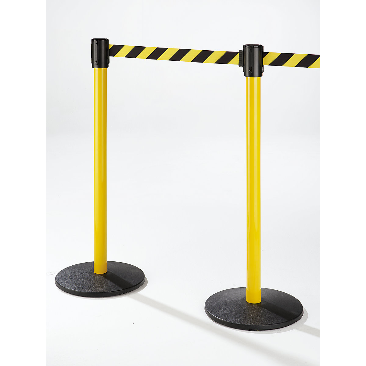 Stativ pentru cordon – Tensator, amb. 2 buc., stâlp galben-0