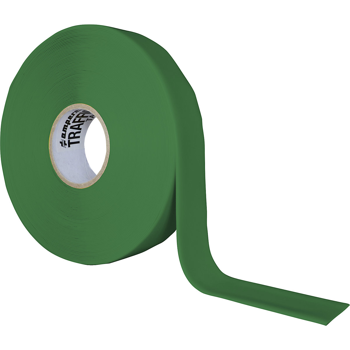 Bandă pentru marcarea podelei, extra rezistentă – Ampere, lățime 50 mm, verde-0