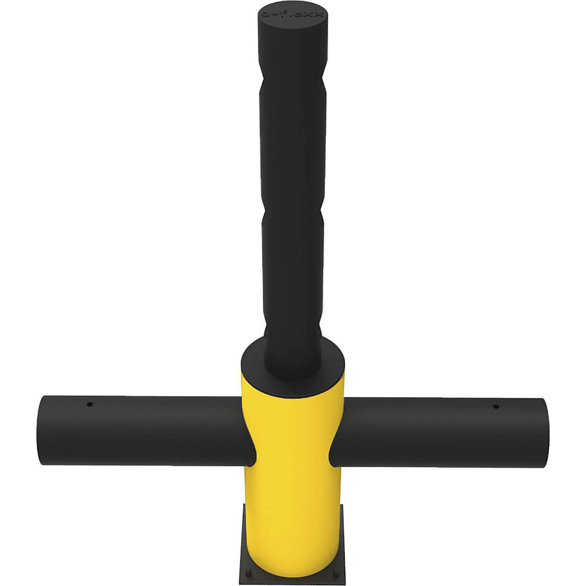 Barieră de circulație – d-flexx, Echo, din plastic flexibil, stâlp central-0