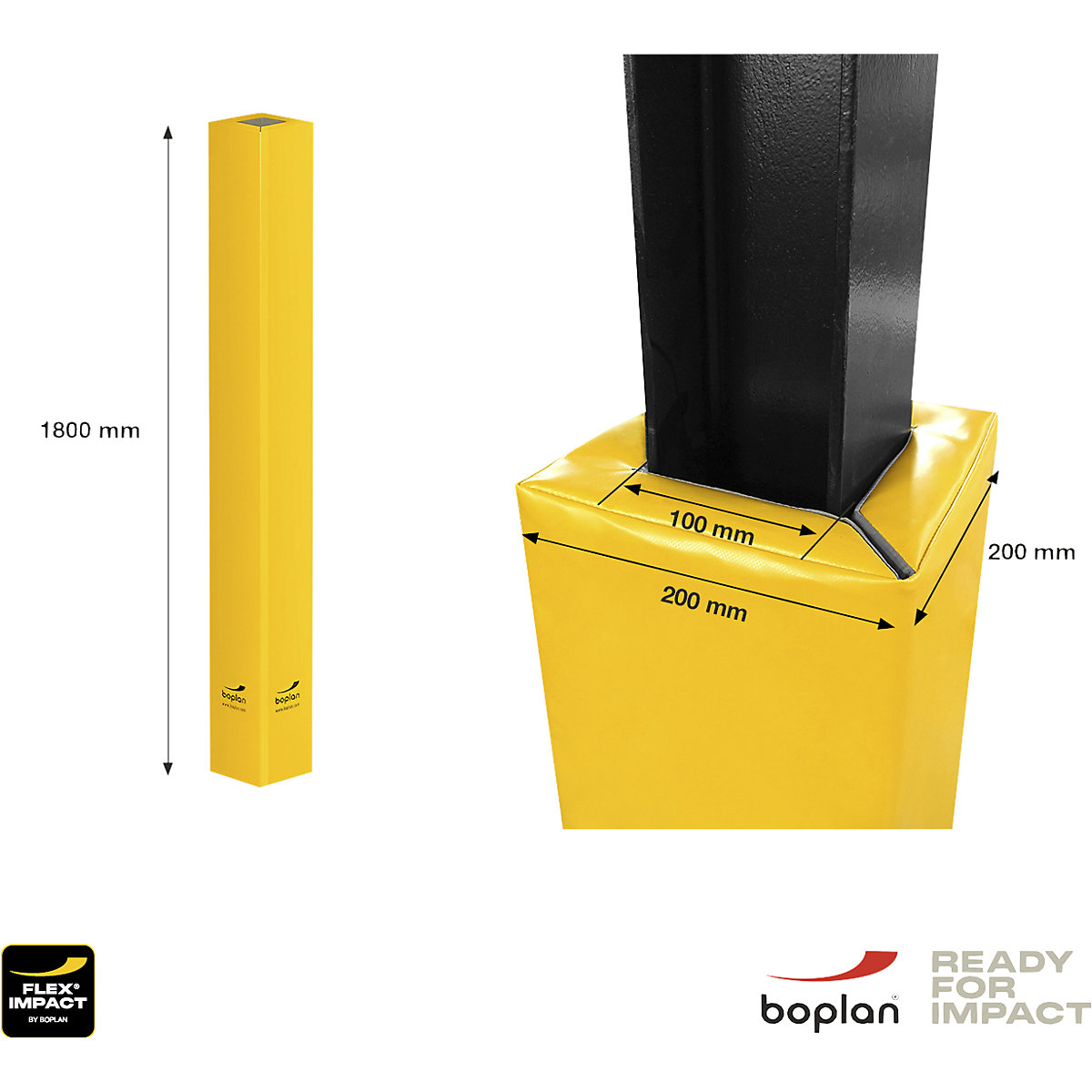 Protecție pentru stâlpi, moale – Boplan (Imagine produs 3)-2
