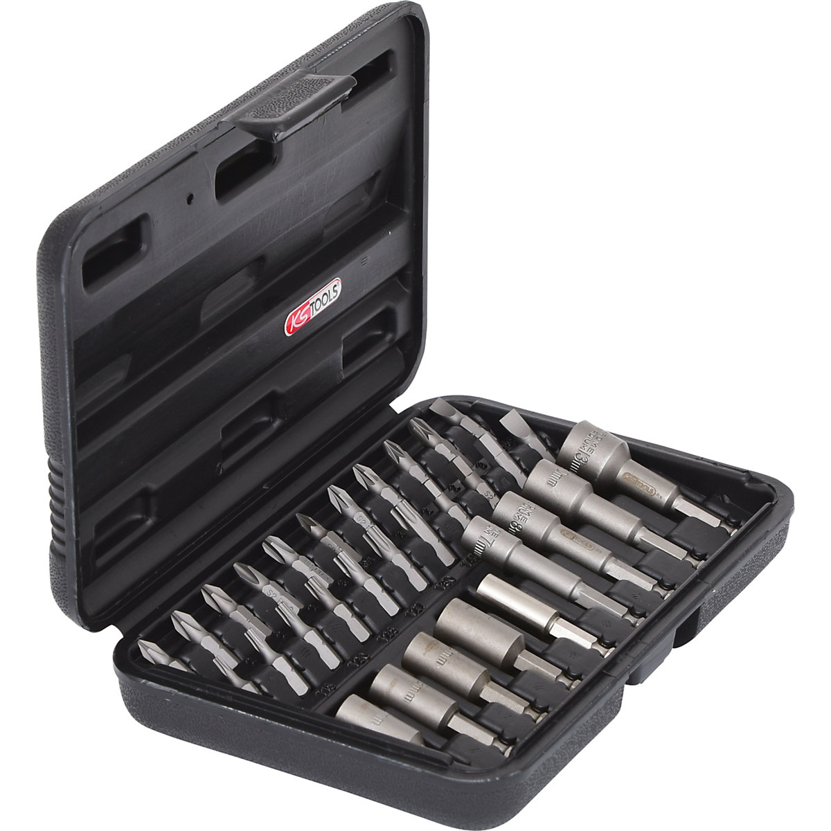 1/4'' bit- és csavarbehajtófej-készlet – KS Tools (Termék képe 3)-2