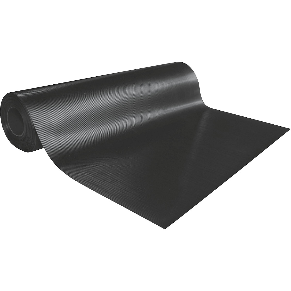 Padlóra és munkapadra való szőnyeg – Miltex, méretre vágva 1 folyómétertől, fekete-1