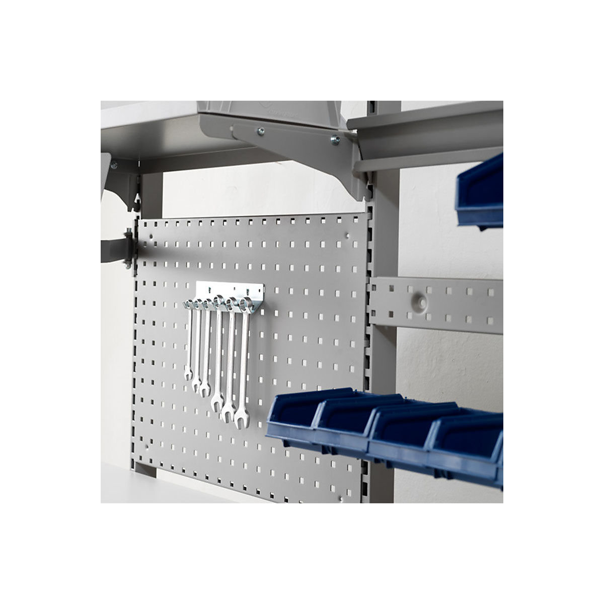 Munkaasztal funkcionális felépítménnyel – eurokraft pro (Termék képe 4)-3