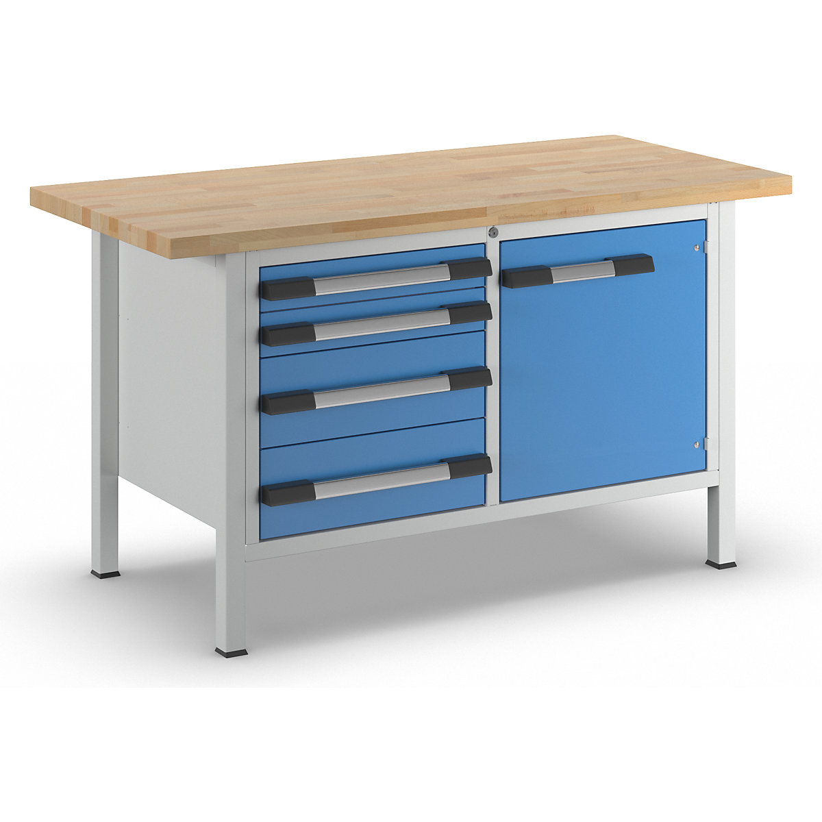 Munkapad, zártszelvényes kivitel, 8000-es sorozat – eurokraft pro