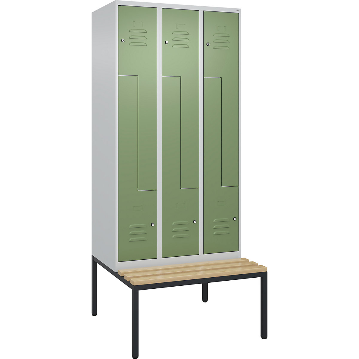 Classic PLUS Z-rekeszes öltözőszekrény paddal – C+P (Termék képe 644)-643