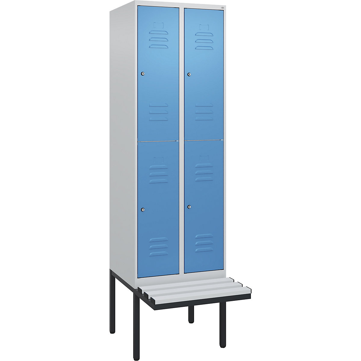 Classic PLUS kétszintes öltözőszekrény paddal – C+P (Termék képe 5)-4