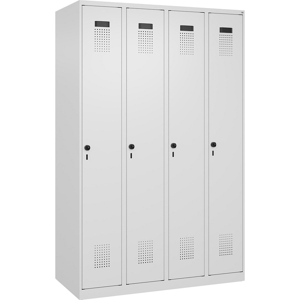 Evolo PLUS öltözőszekrény utcai és munkaruházat tárolásához, keskeny (Termék képe 257)-256