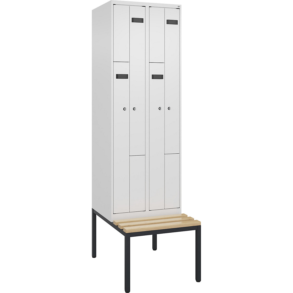 Evolo PLUS Z-rekeszes öltözőszekrény paddal (Termék képe 2)-1