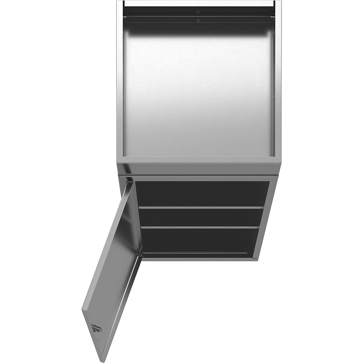 Ormar za alat od nehrđajućeg čelika – eurokraft basic (Prikaz proizvoda 2)-1