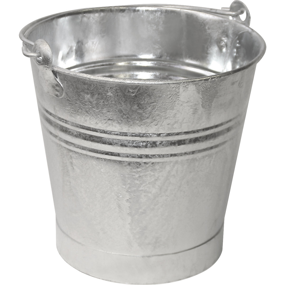 Ocelový kbelík s nosnou rukojetí, nepropustný pro kapaliny