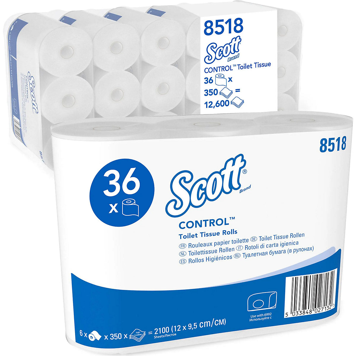Papier toaletowy standardowy Scott® CONTROL™ – Kimberly-Clark (Zdjęcie produktu 3)-2