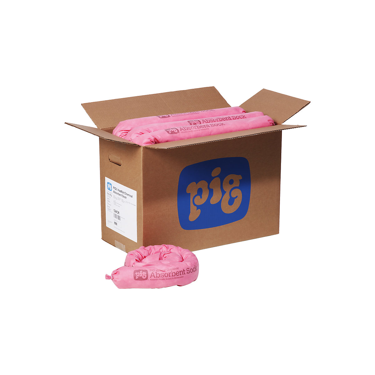 Wąż wchłaniający z włókniny wiążącej substancje chemiczne HazMat – PIG (Zdjęcie produktu 3)-2