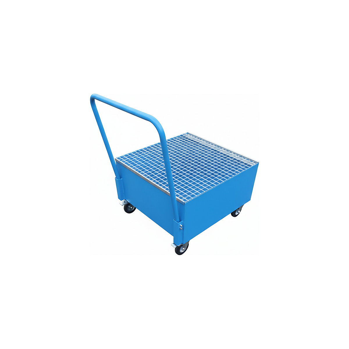 Ruchoma wanna wychwytowa z blachy stalowej – eurokraft basic (Zdjęcie produktu 4)-3