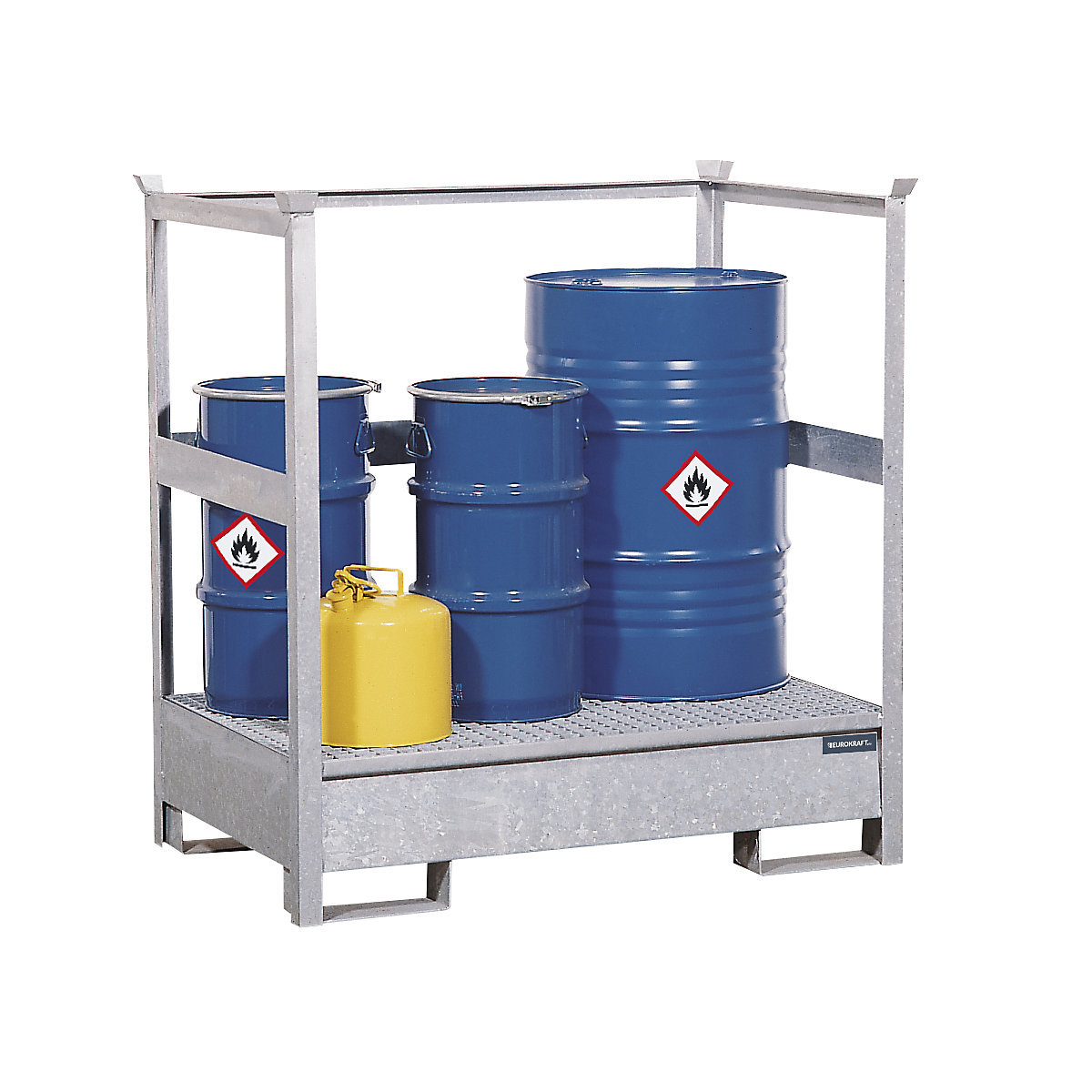 Wanna wychwytowa na beczki do transportu i magazynowania – eurokraft pro