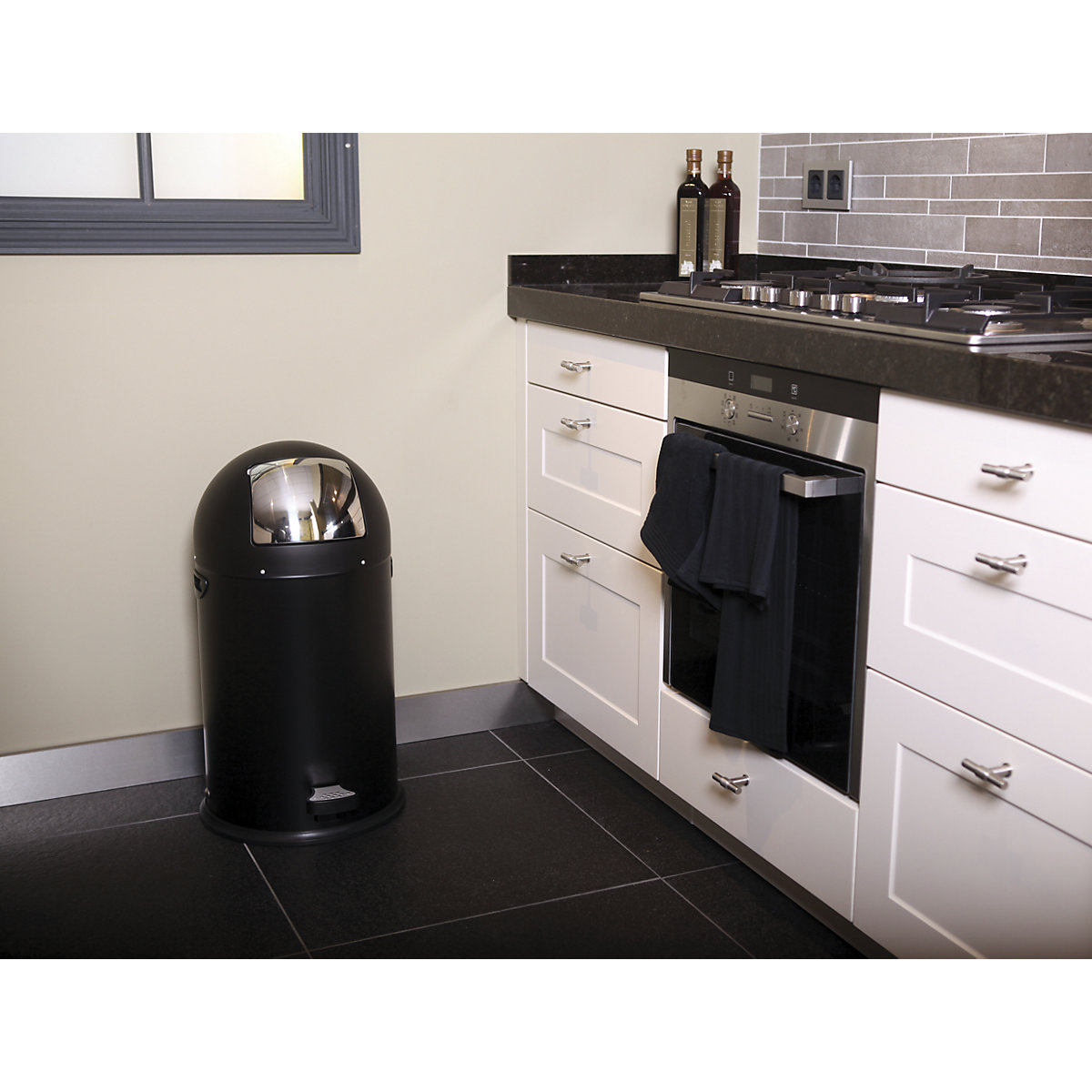 Pojemnik na odpady typu Push, z pedałem – EKO (Zdjęcie produktu 3)-2