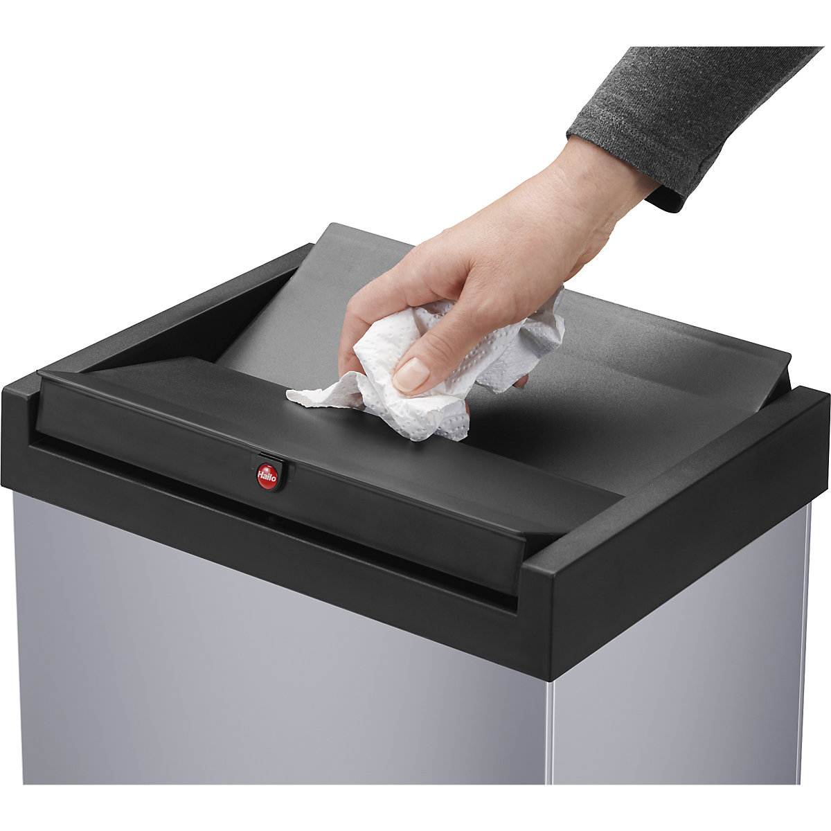 Pojemnik na odpady z pokrywą uchylną BIG-BOX SWING – Hailo (Zdjęcie produktu 3)-2
