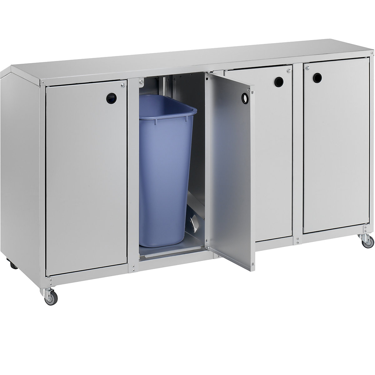 Aluminiowy pojemnik na surowce wtórne G®-COLLECT – Gmöhling (Zdjęcie produktu 7)-6