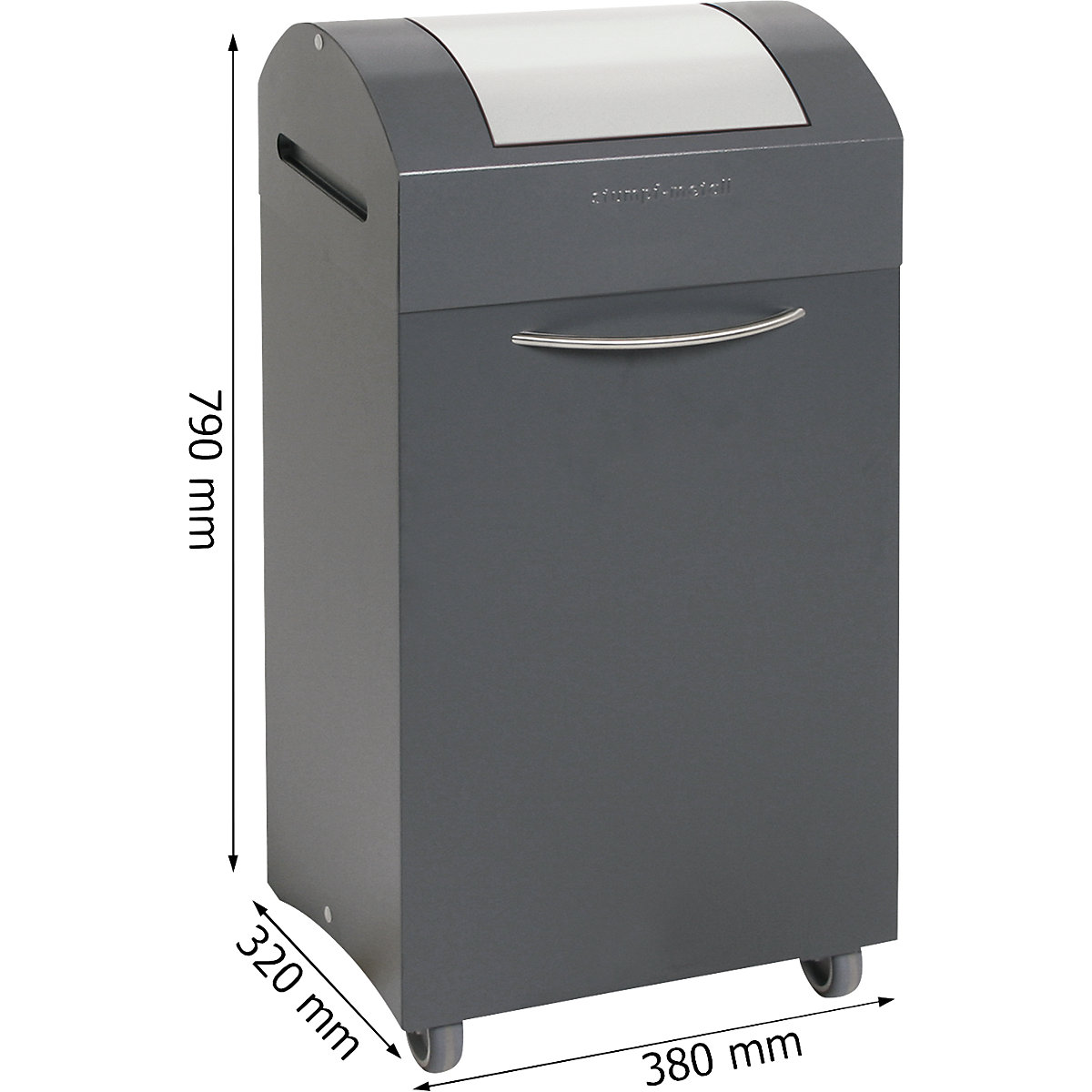 Pojemnik na surowce wtórne, gaszący płomienie (Zdjęcie produktu 7)-6