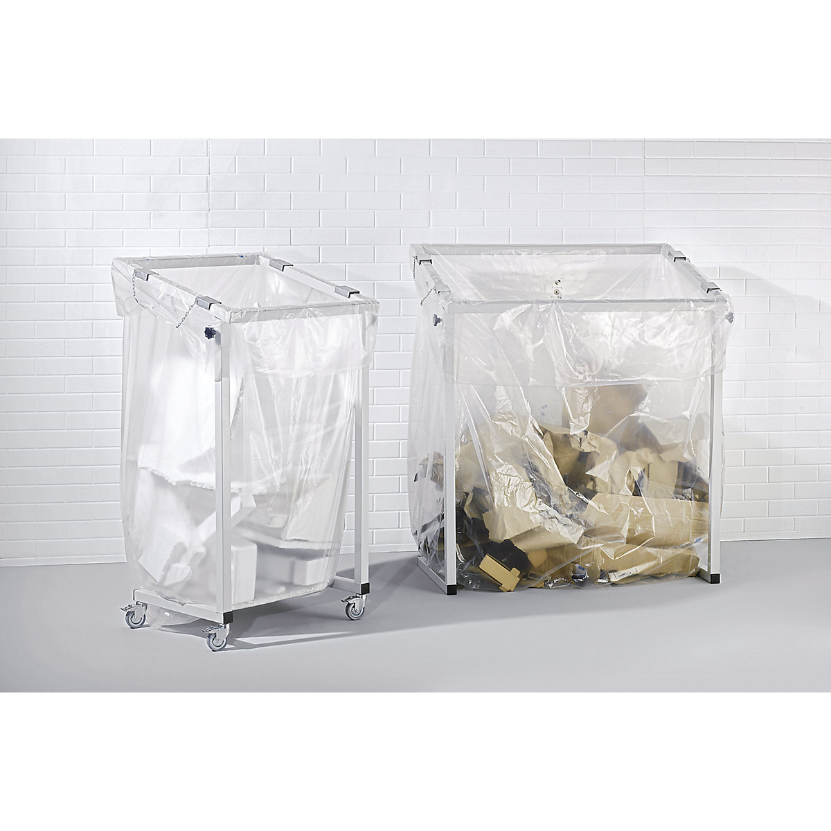 Stojak do worków na surowce wtórne – eurokraft pro (Zdjęcie produktu 2)-1