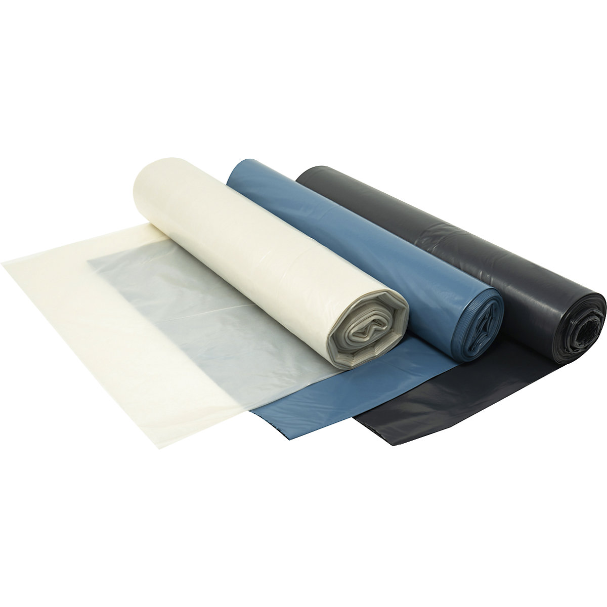 Worki na odpady, 100% PCR LDPE, 120 l – eurokraft basic (Zdjęcie produktu 3)-2