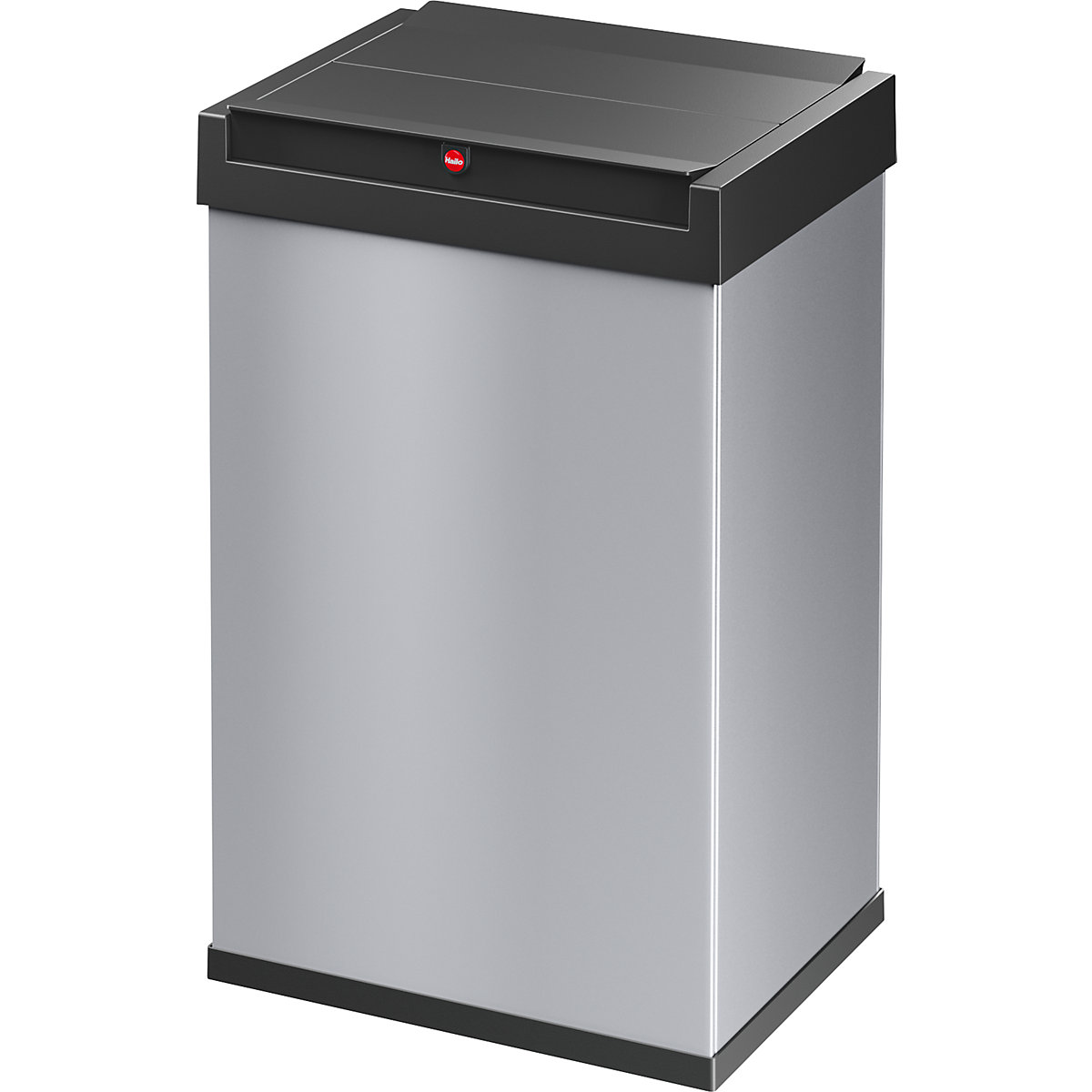 Box na odpadky s výkyvným vekom BIG-BOX SWING – Hailo, objem 35 l, nádoba strieborná-6